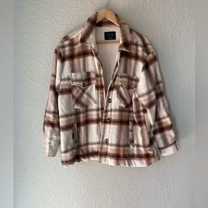 Oversized Flannel Jacket